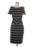 BCBGMAXAZRIA Chevron-herringbone Gray Casual Dress Size M - photo 1