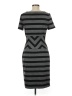 BCBGMAXAZRIA Chevron-herringbone Gray Casual Dress Size M - photo 2