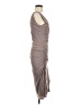 Velvet Gray Cocktail Dress Size M - photo 4