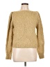 LoveShackFancy Metallic Gold Wool Pullover Sweater Size L - photo 1