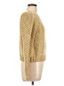 LoveShackFancy Metallic Gold Wool Pullover Sweater Size L - photo 4