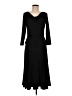 Chaps Black Casual Dress Size M - photo 1