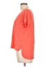 Edge 100% Rayon Stars Orange Short Sleeve Top Size L - photo 5