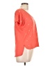 Edge 100% Rayon Stars Orange Short Sleeve Top Size L - photo 4