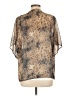 Collective Concepts 100% Polyester Animal Print Tan Kimono Size L - photo 2