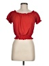 Iris Basic Red Short Sleeve Blouse Size M - photo 1