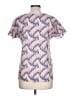 Talbots 100% Cotton Pink Short Sleeve Blouse Size 10 - photo 2