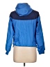 Nike 100% Polyester Color Block Blue Track Jacket Size L - photo 2