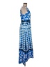 Cynthia Steffe 100% Polyester Paisley Blue Casual Dress Size 8 - photo 4