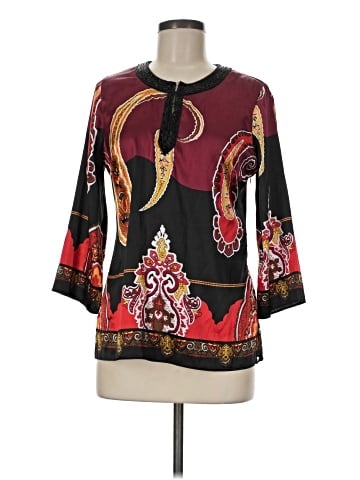 INC International Concepts 3/4 Sleeve Blouse (view 1)