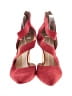 Nine West 100% Leather Color Block Red Heels Size 10 1/2 - photo 2