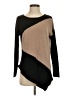Joan Vass Color Block Brown Pullover Sweater Size S - photo 1
