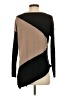 Joan Vass Color Block Brown Pullover Sweater Size S - photo 2