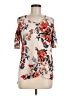 Zoe Ivory Short Sleeve Blouse Size M - photo 1