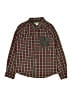 Bonpoint Plaid Green Long Sleeve Button-Down Shirt Size 8 - photo 1