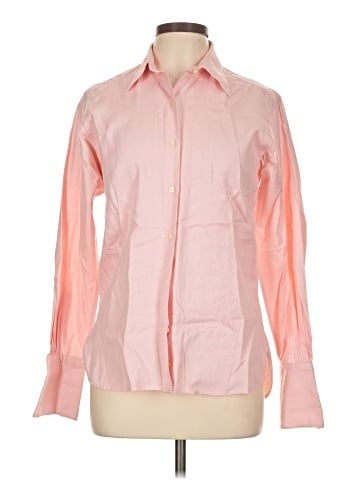 Thomas Pink Long Sleeve Button-Down Shirt (view 1)