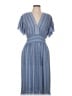 Max Studio 100% Polyester Blue Casual Dress Size L - photo 1
