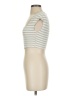 Zara Silver Short Sleeve T-Shirt Size S - photo 5