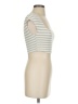 Zara Silver Short Sleeve T-Shirt Size S - photo 4