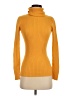 Ruff Hewn 100% Cotton Solid Yellow Turtleneck Sweater Size S - photo 1
