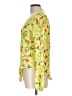 J for Justify 100% Rayon Yellow Long Sleeve Blouse Size L - photo 5