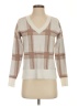 Max Studio Plaid Ivory Pullover Sweater Size XS - photo 1