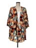 Lularoe 100% Polyester Orange Kimono Size M - photo 1