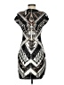 Express Graphic Black Cocktail Dress Size S - photo 2