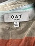 OAT Color Block Orange Short Sleeve Button-Down Shirt Size S - photo 7