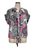 Ruby Rd. 100% Polyester Paisley Pink Short Sleeve Blouse Size 1X - photo 1