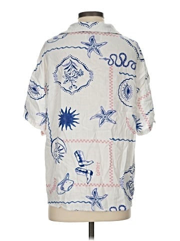 Paper Heart Short Sleeve Blouse (view 2)