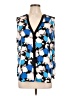 DKNYC 100% Polyester Blue Sleeveless Blouse Size L - photo 1