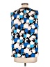 DKNYC 100% Polyester Blue Sleeveless Blouse Size L - photo 2