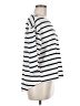 Unbranded Stripes White 3/4 Sleeve T-Shirt Size M - photo 4