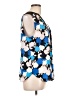 DKNYC 100% Polyester Blue Sleeveless Blouse Size L - photo 4
