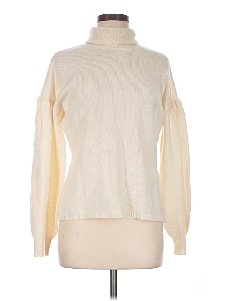Max Mara Turtleneck Sweater In Ivory