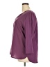 Van Heusen 100% Polyester Purple 3/4 Sleeve Blouse Size XXL - photo 5
