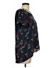 Lily White Blue Short Sleeve Blouse Size L - photo 4