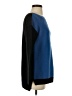 St. John Color Block Blue Wool Pullover Sweater Size P (petite) - photo 4