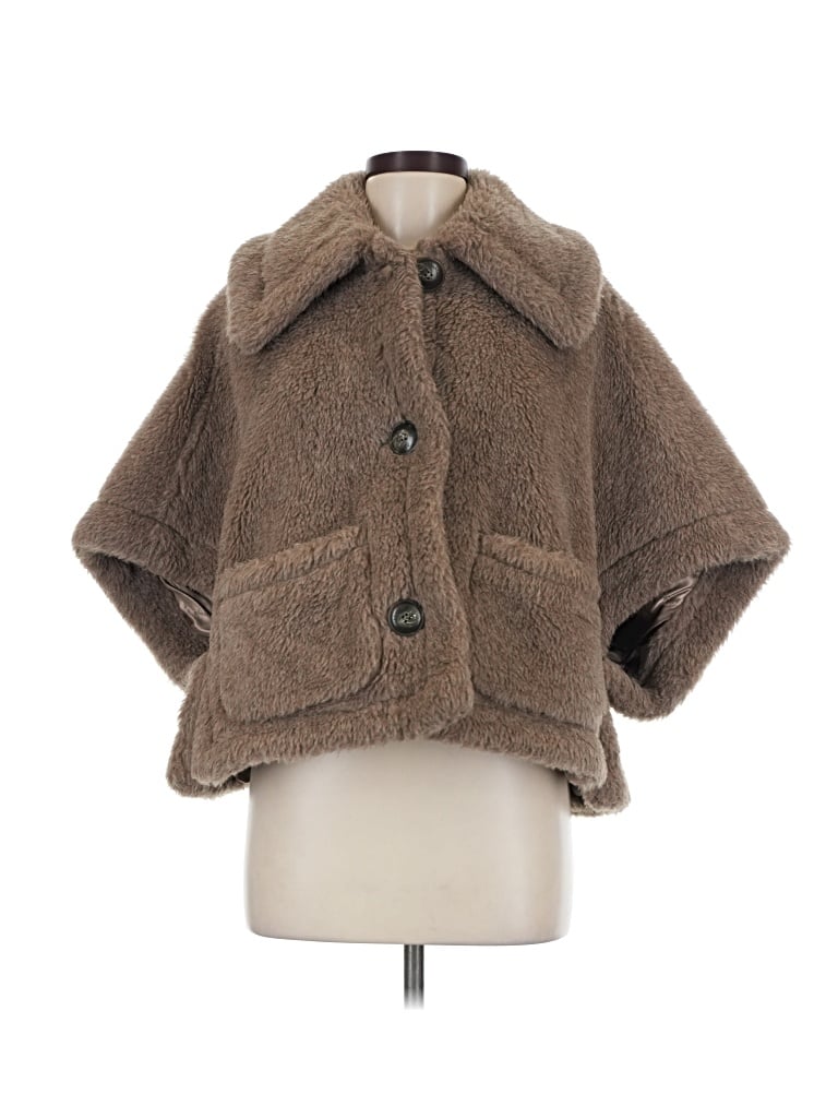 Pre-owned Max Mara Wool Coat In Tan