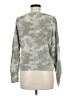 Pink Rose Camo Green Pullover Sweater Size M - photo 2