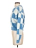 Noisy May Checkered-gingham Blue Pullover Sweater Size XXS - photo 5