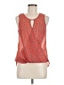 Interi 100% Polyester Orange Sleeveless Blouse Size M - photo 1