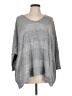 Jennifer Lopez 100% Polyester Metallic Gray Pullover Sweater Size XL - photo 1