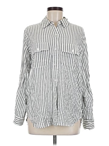 Max Studio Long Sleeve Button-Down Shirt (view 1)