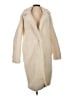 Missguided 100% Polyester Ivory Coat Size 4 - photo 1