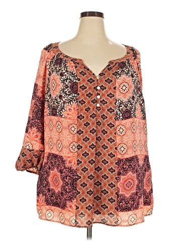 New Directions 3/4 Sleeve Blouse (view 1)
