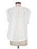 Dylan 100% Cotton White Short Sleeve Top Size M - photo 2