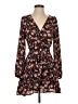 Alya 100% Polyester Floral Brown Casual Dress Size S - photo 1