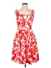 Covington 100% Cotton Hearts Red Cocktail Dress Size 10 - photo 1
